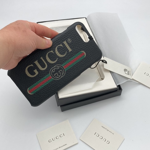 NWB GUCCI LOGO SUPREME IPHONE 8 PHONE CASE - Picture 6 of 6